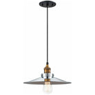 Matteo Lighting - Bulstrode's Workshop Metal Shade Pendant - C46112WGCH - Canada Light Shop