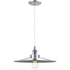 Matteo Lighting - Bulstrode's Workshop Metal Shade Pendant - C46113CHCH - Canada Light Shop