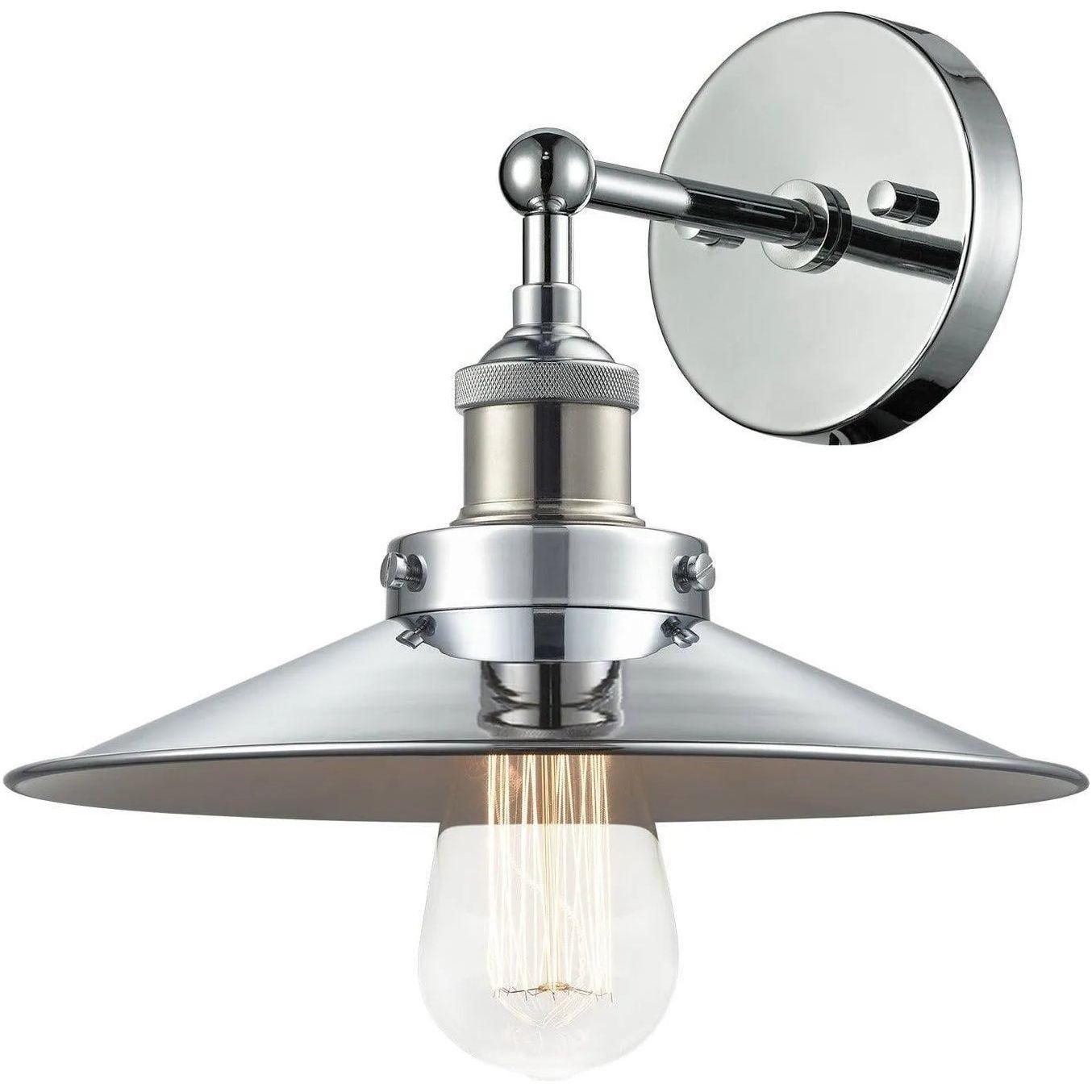 Matteo Lighting - Bulstrode's Workshop Metal Shade Wall Sconce - W46111CHCH - Canada Light Shop