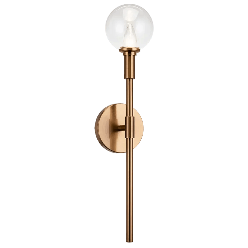 Matteo Lighting - Candlestix Wall Sconce - W64801AGCL - Canada Light Shop