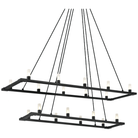 Matteo Lighting - Cascadian Rectangular Double Chandelier - C75218MB - Canada Light Shop