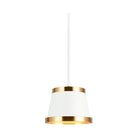 Matteo Lighting - Caske Pendant - C62901WHAG - Canada Light Shop