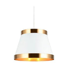 Matteo Lighting - Caske Pendant - C62903WHAG - Canada Light Shop