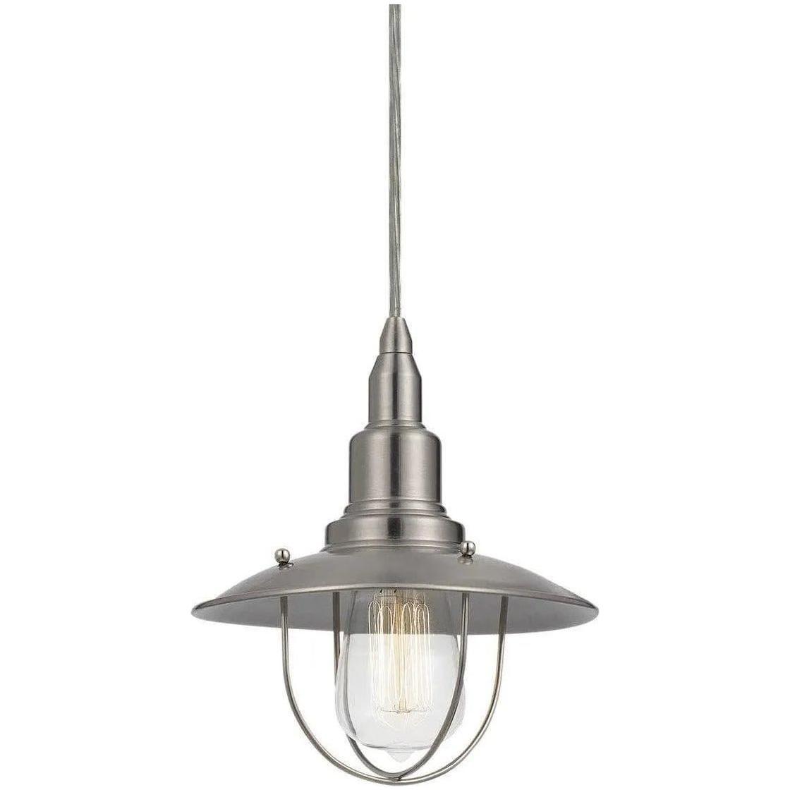 Matteo Lighting - Clarkson Series Caged Pendant - C54113BN - Canada Light Shop