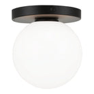 Matteo Lighting - Cosmo Flush Mount - WX06001BKOP - Canada Light Shop