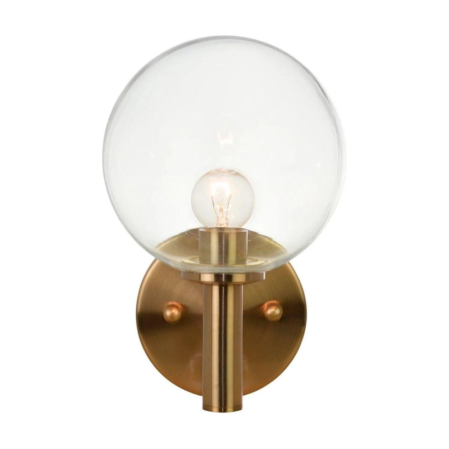 Matteo Lighting - Cosmo One Light Wall Sconce - S06001AGCL - Canada Light Shop