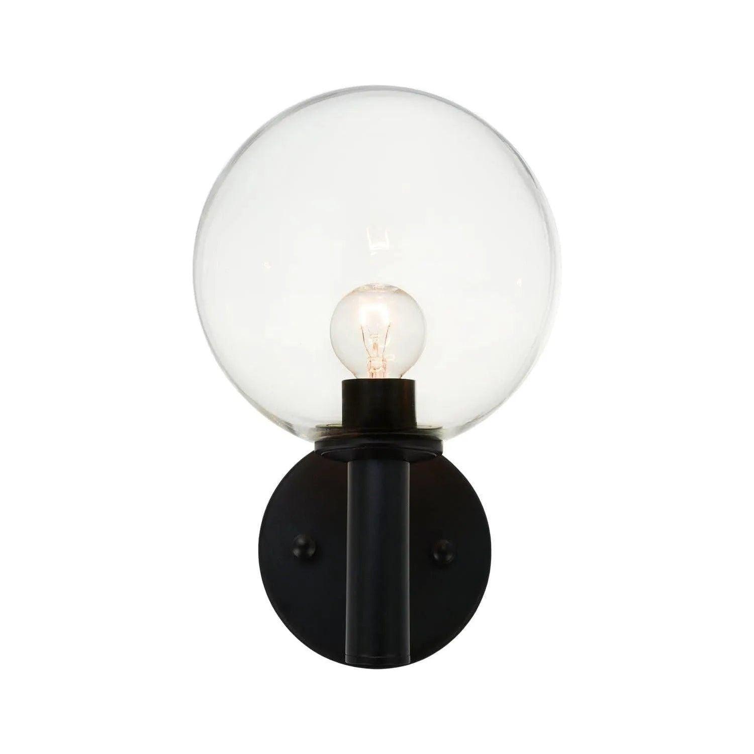 Matteo Lighting - Cosmo One Light Wall Sconce - S06001BKCL - Canada Light Shop