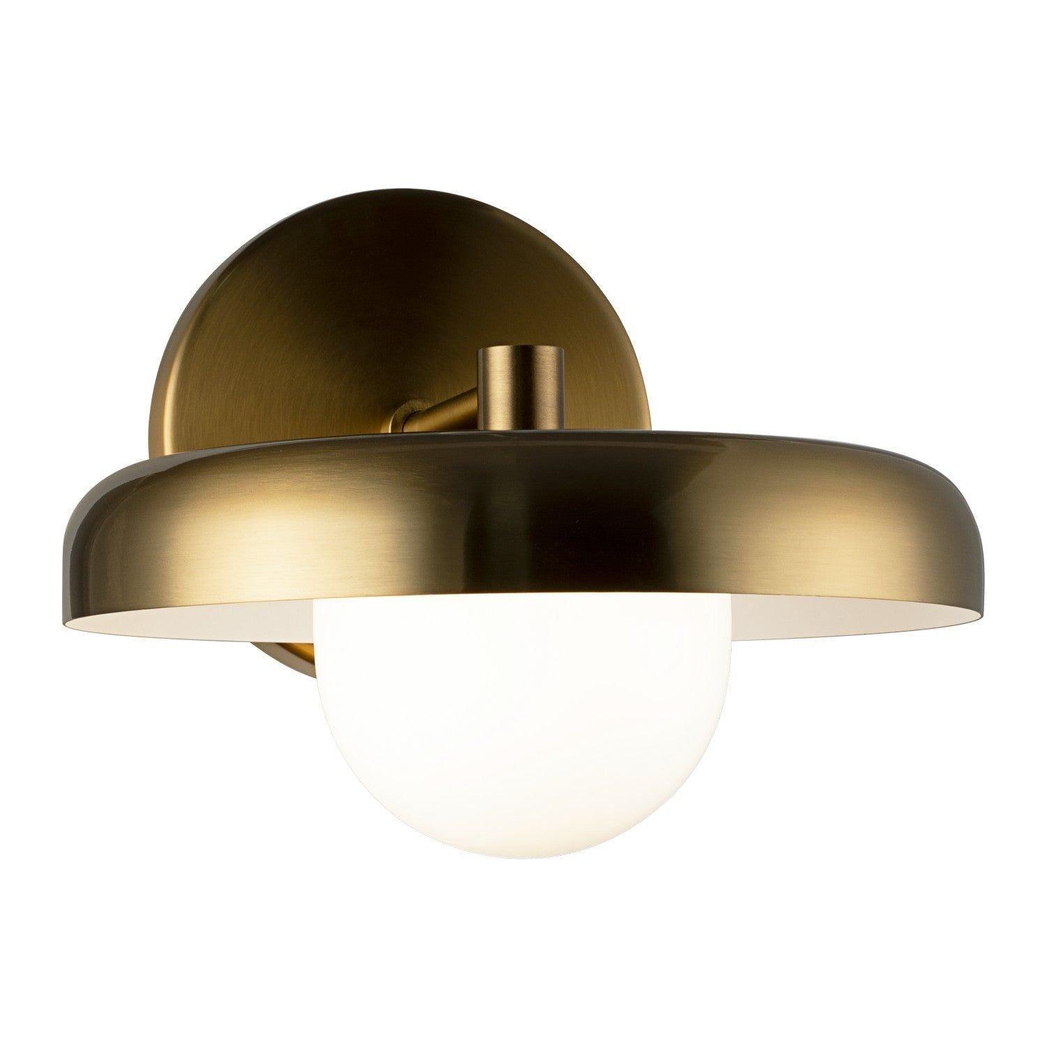 Matteo Lighting - Creston LED Wall Sconce - W34401AGOP - Canada Light Shop