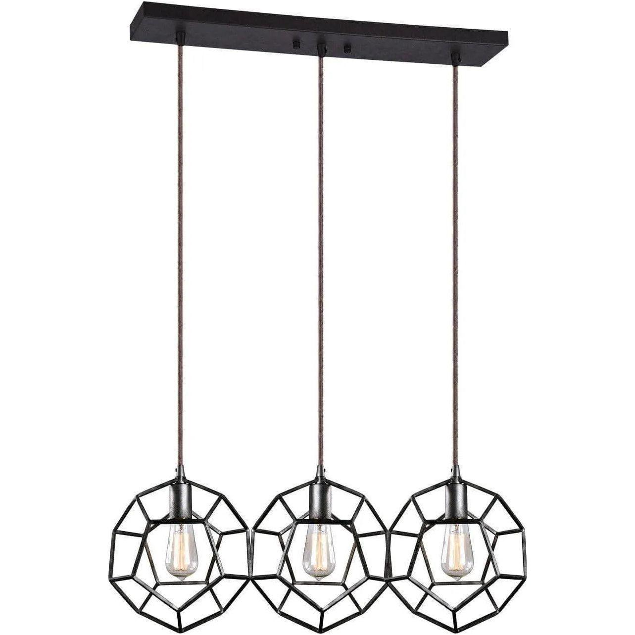 Matteo Lighting - Geometry Series Linear Pendant - C54643RB - Canada Light Shop