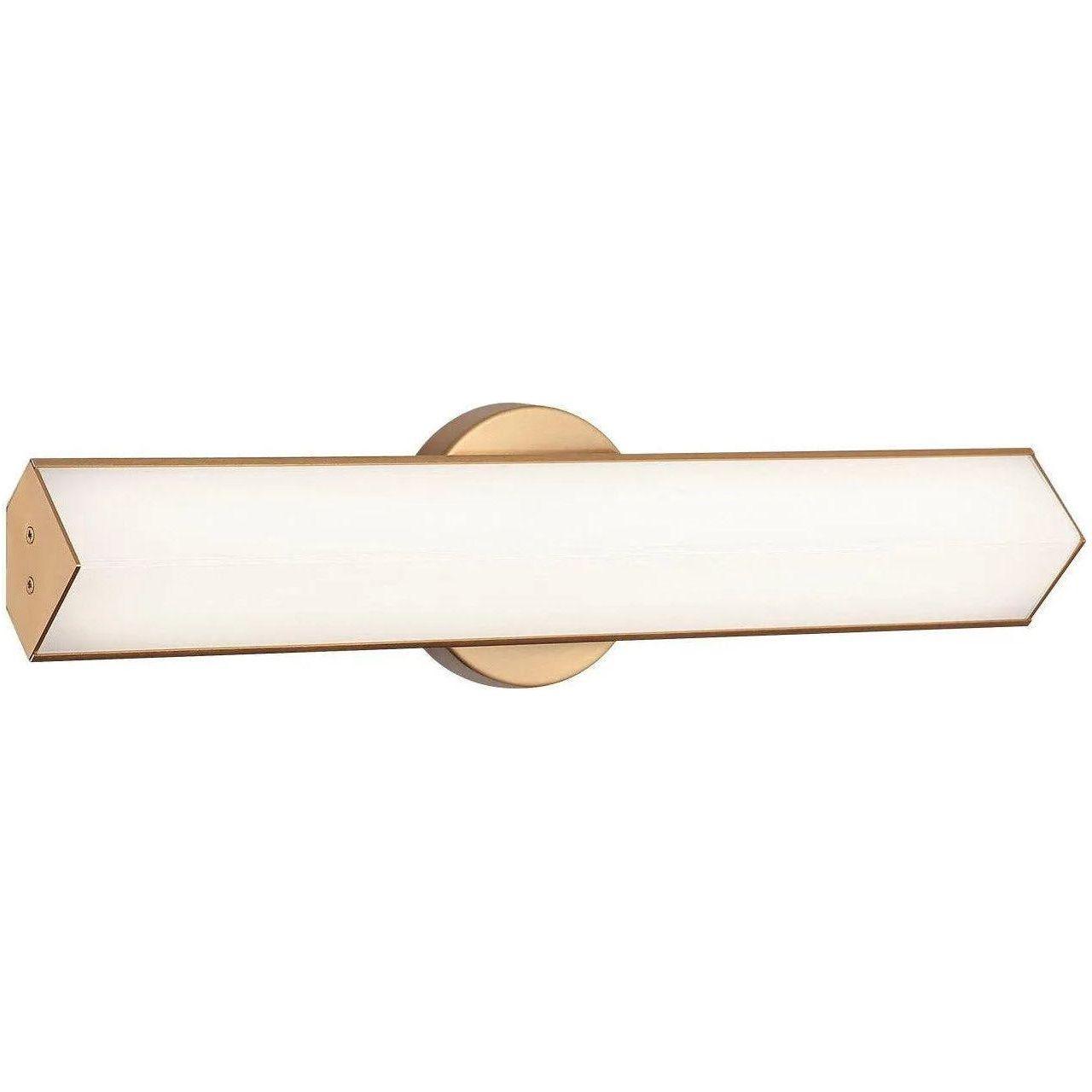 Matteo Lighting - Jade LED Vanity - S09918AG - Canada Light Shop