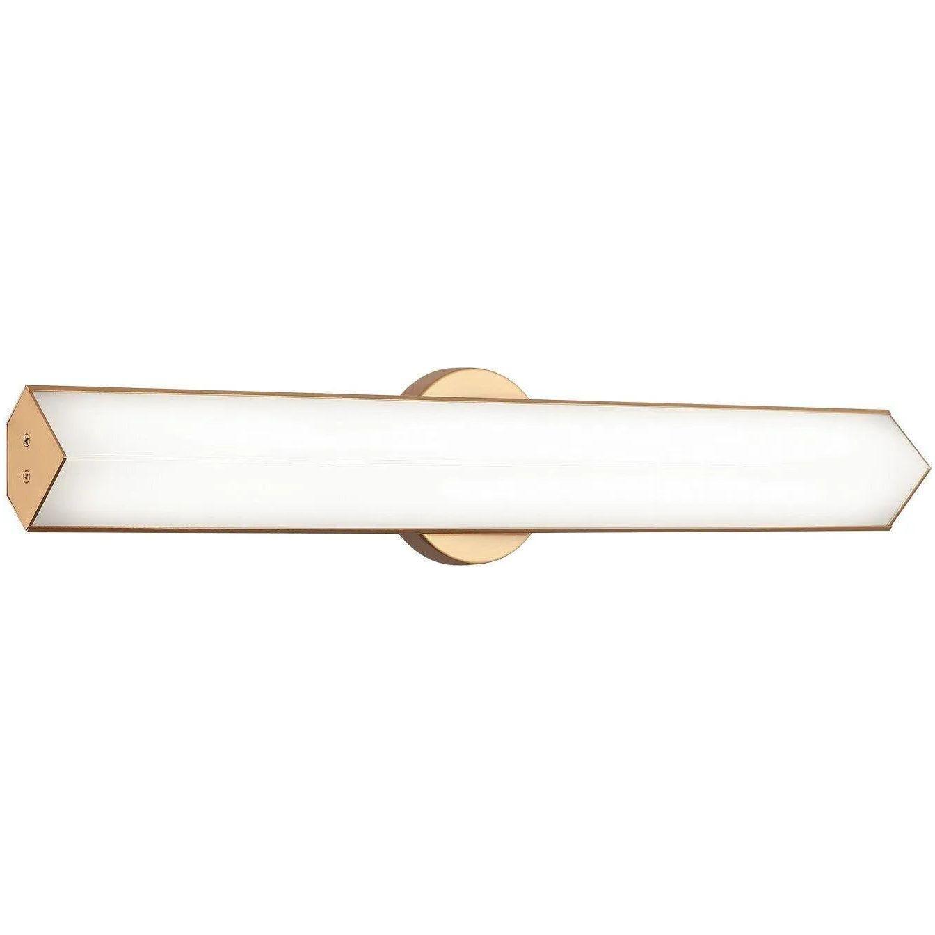 Matteo Lighting - Jade LED Vanity - S09924AG - Canada Light Shop