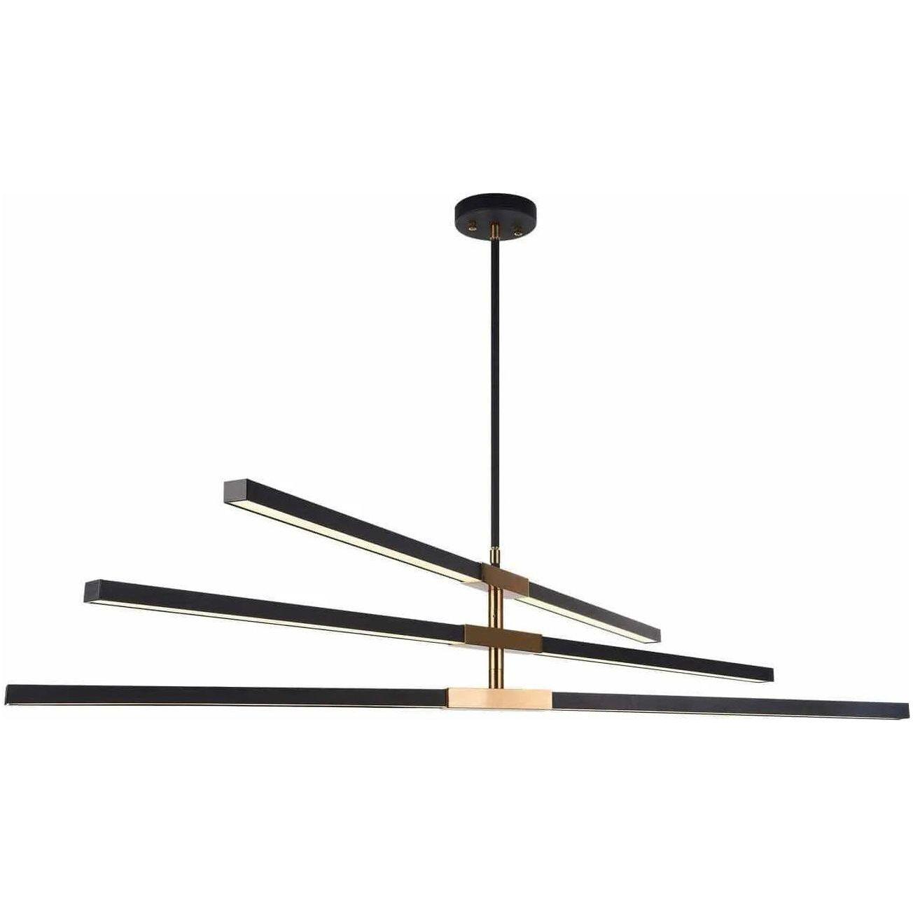 Matteo Lighting - Lineare Linear LED Pendant - C64769MBAG - Canada Light Shop