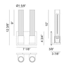 Matteo Lighting - Lyndon Wall Sconce - S08501OB - Canada Light Shop