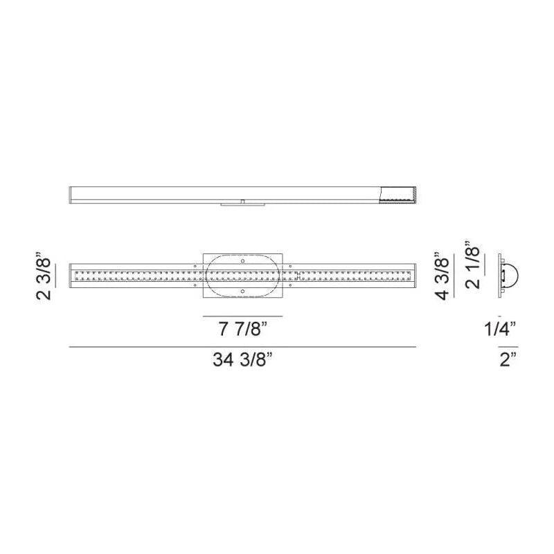 Matteo Lighting - Marquin LED Vanity - S05623GR - Canada Light Shop
