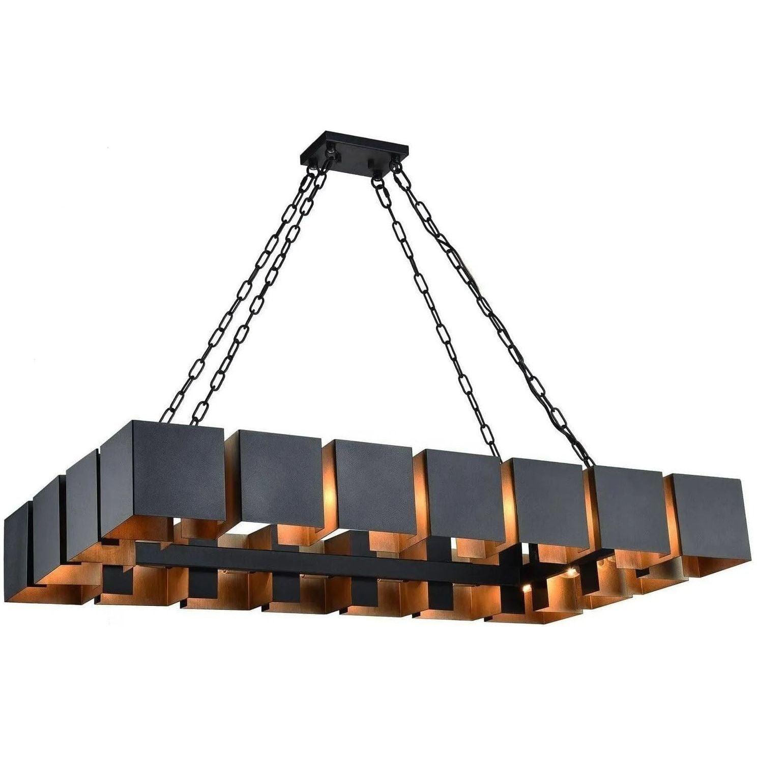 Matteo Lighting - Mattone Linear Chandelier - C59318MB - Canada Light Shop