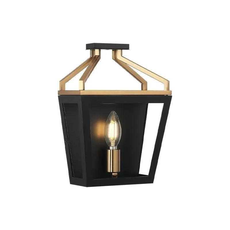 Matteo Lighting - Mavonshire Flush Wall Sconce - W67011BKAG - Canada Light Shop