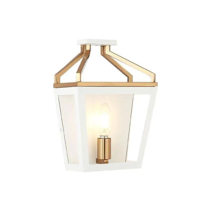 Matteo Lighting - Mavonshire Flush Wall Sconce - W67011WHAG - Canada Light Shop
