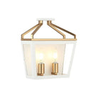 Matteo Lighting - Mavonshire Flush Wall Sconce - W67012WHAG - Canada Light Shop