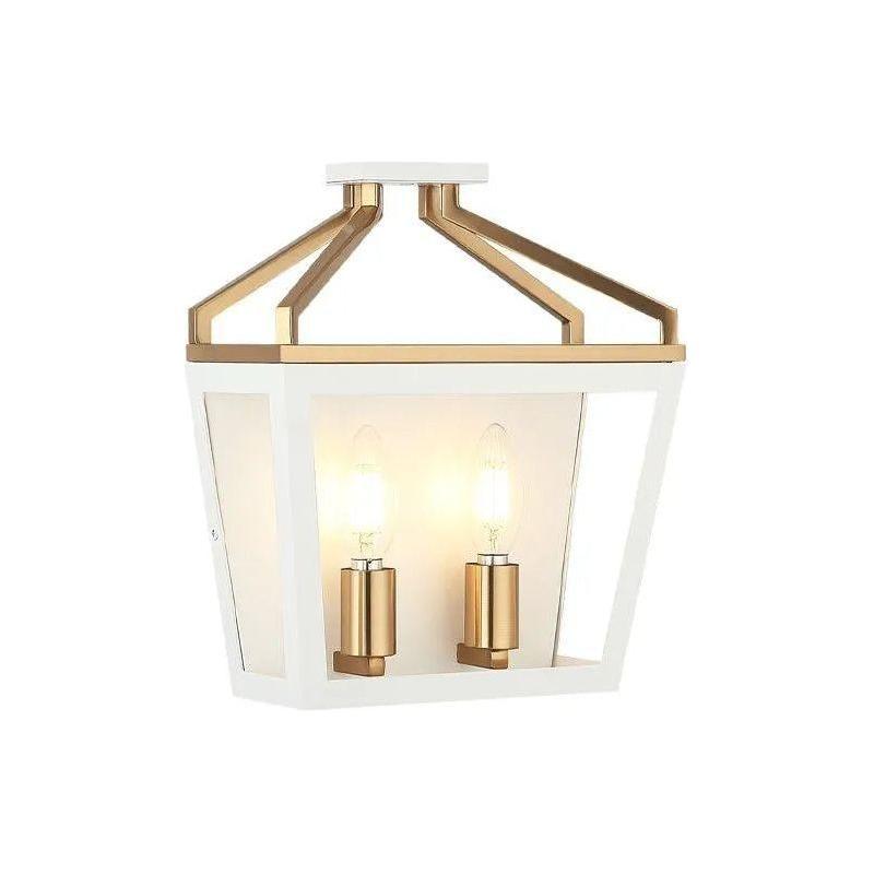Matteo Lighting - Mavonshire Flush Wall Sconce - W67012WHAG - Canada Light Shop