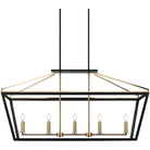 Matteo Lighting - Mavonshire Linear Suspension - C67005BKAG - Canada Light Shop