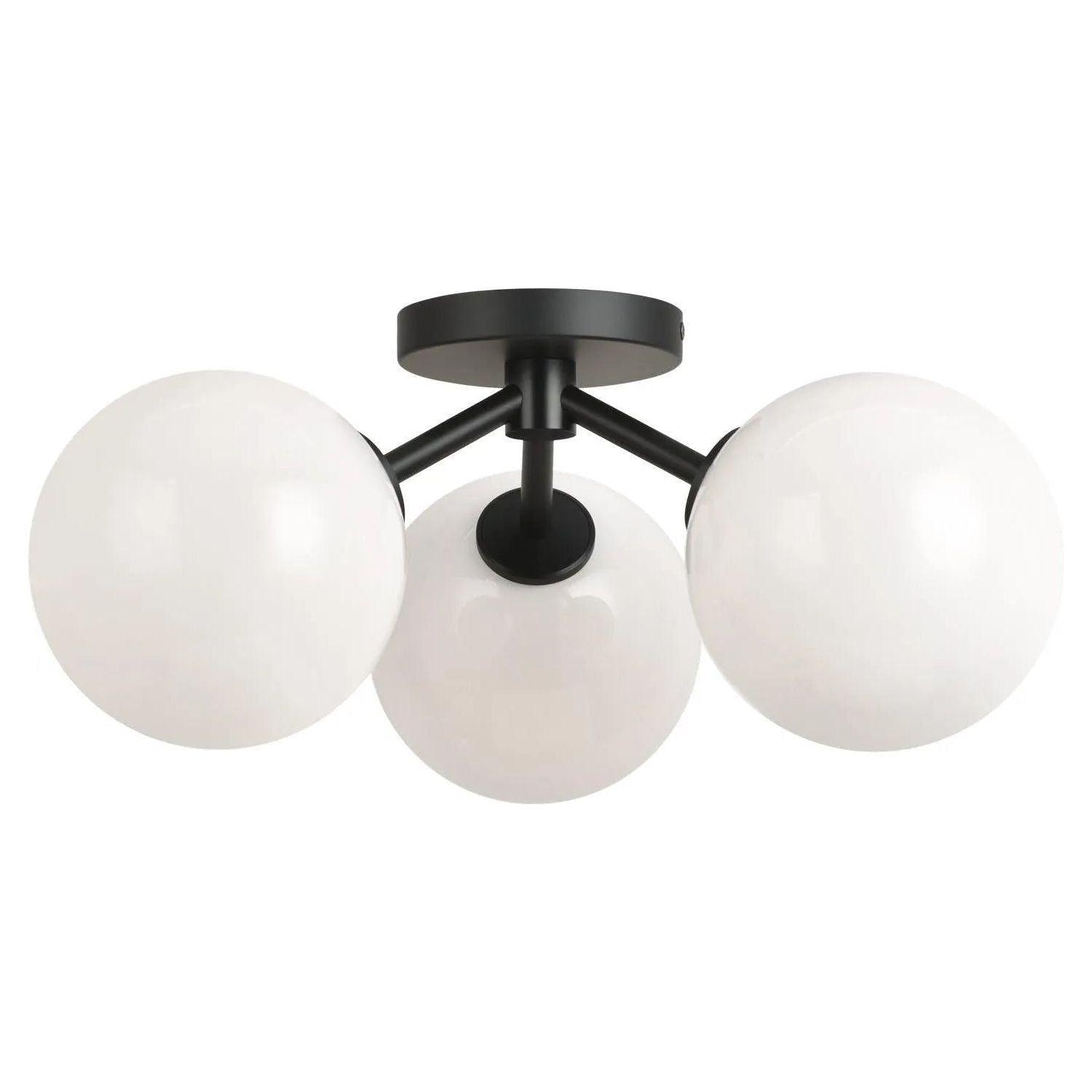 Matteo Lighting - Novo Flush Mount - X81703BKOP - Canada Light Shop