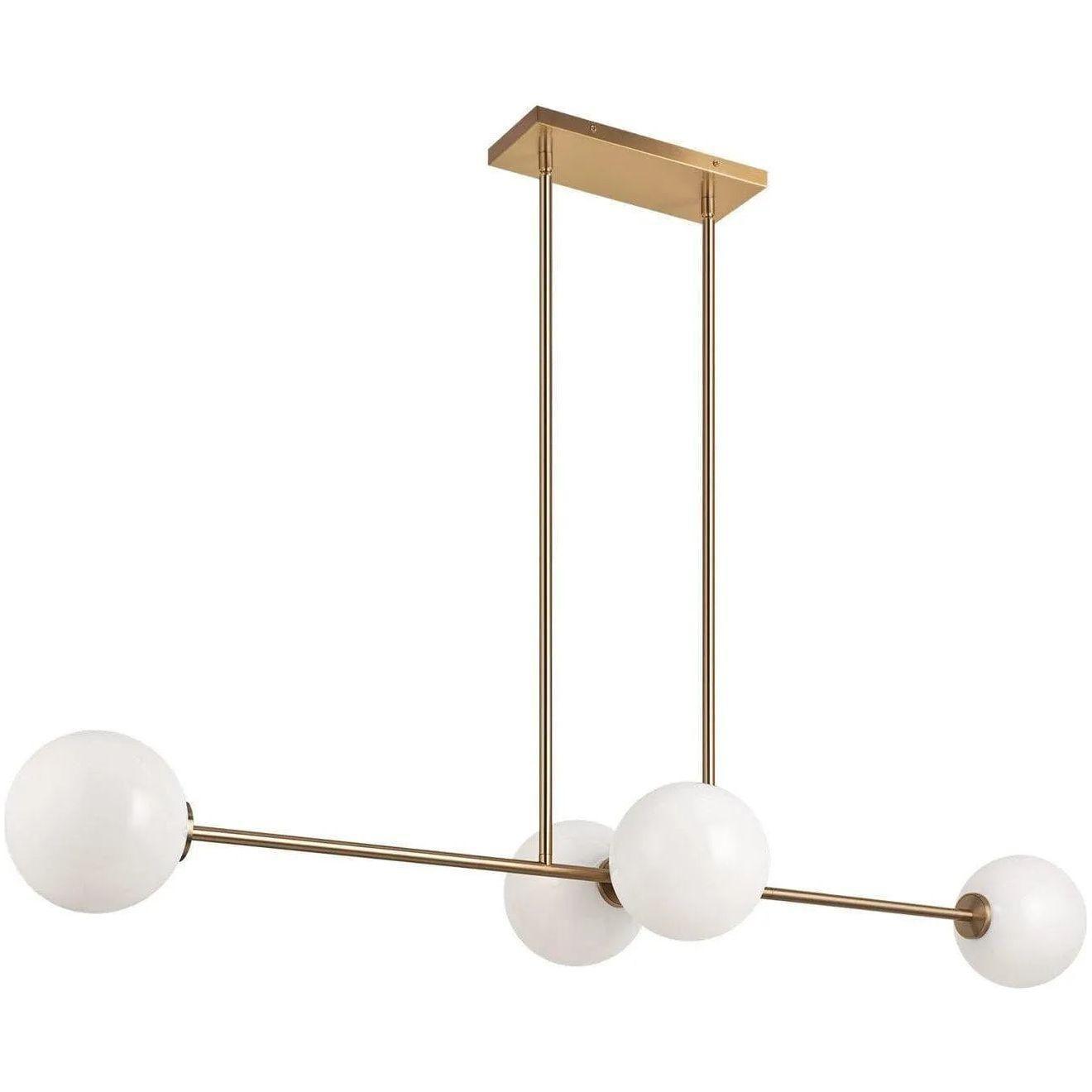 Matteo Lighting - Novo Linear Pendant - C81704AGOP - Canada Light Shop