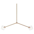 Matteo Lighting - Novo Twin Diamond Linear Pendant - C81742AGCL - Canada Light Shop