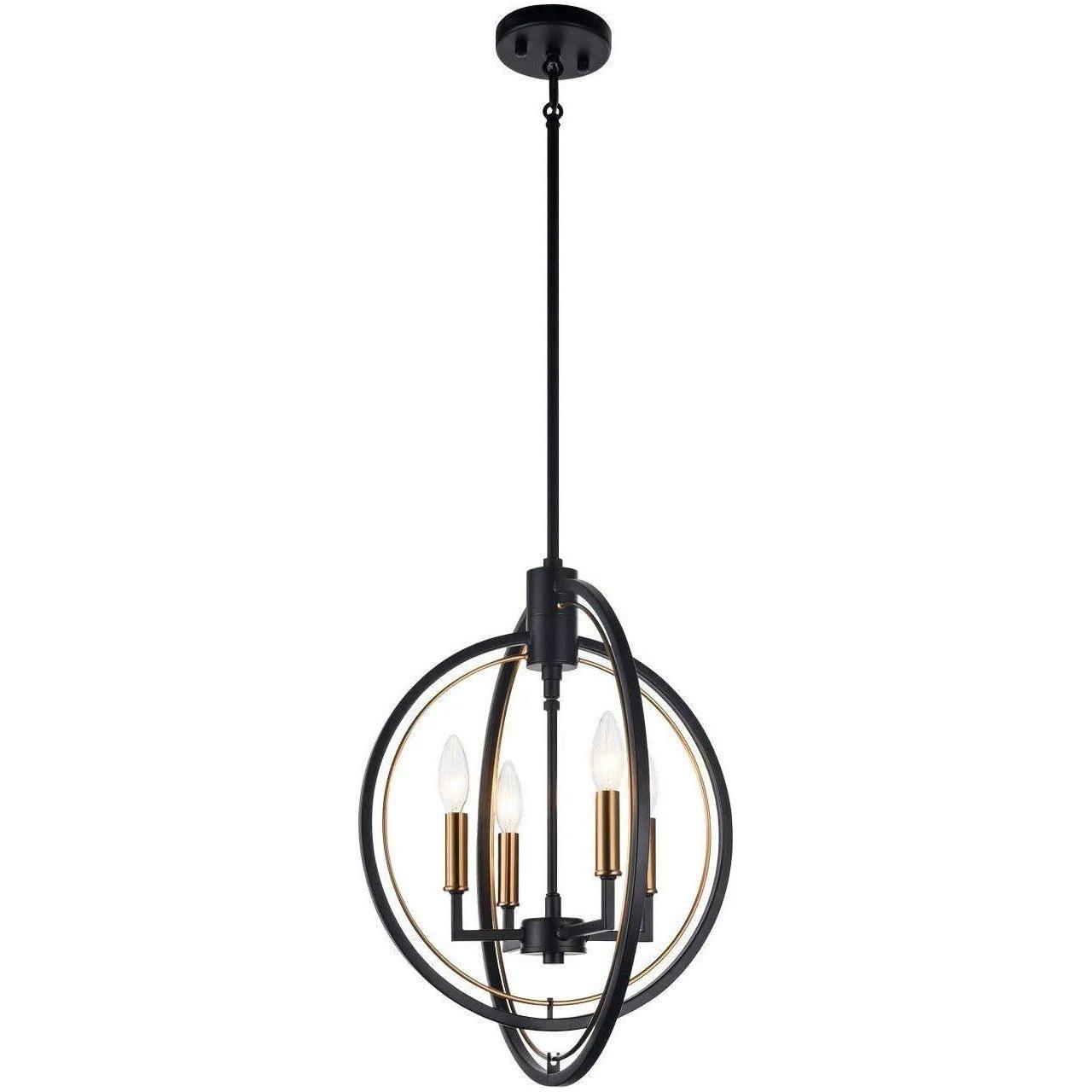 Matteo Lighting - Odyssey Chandelier - C78604BK - Canada Light Shop