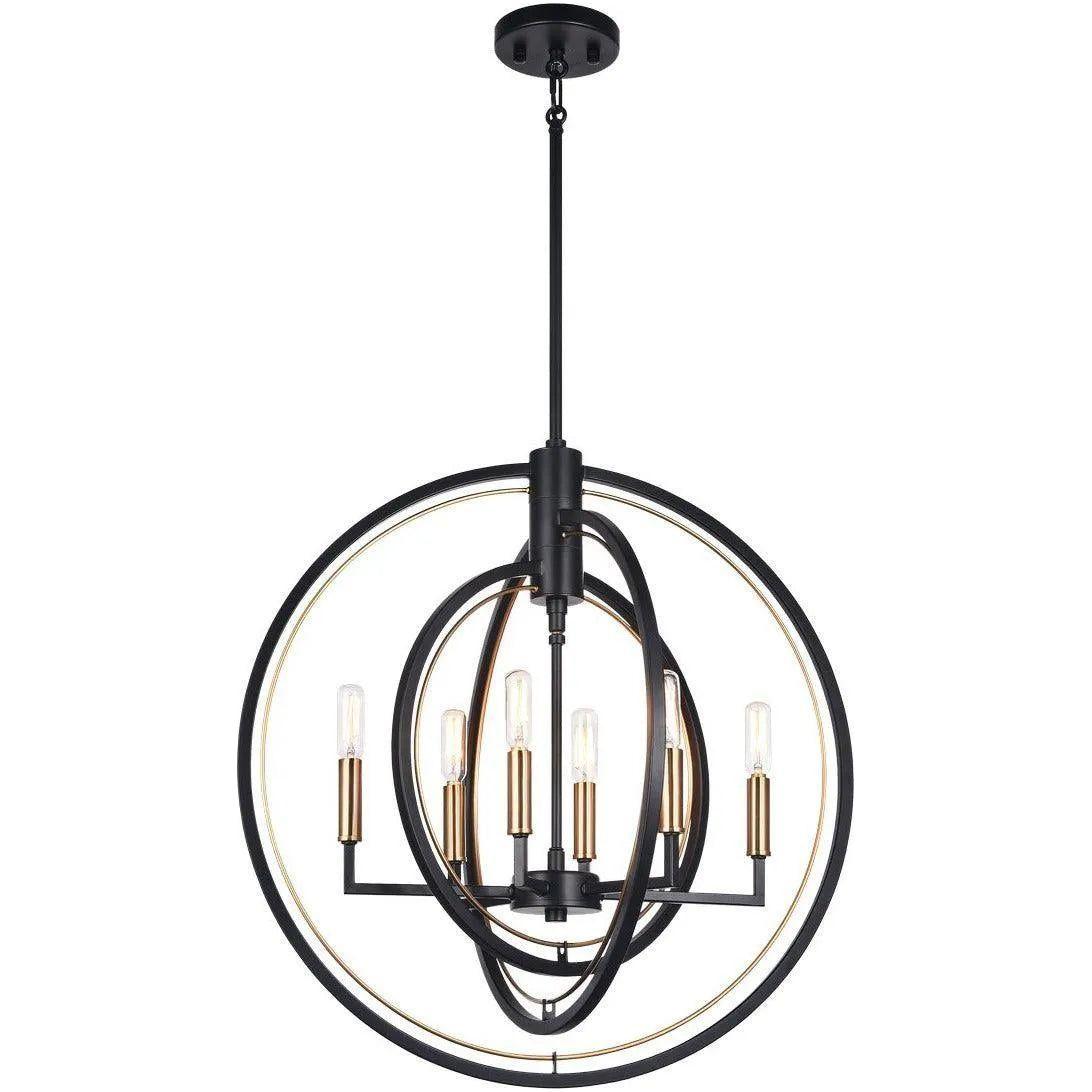Matteo Lighting - Odyssey Chandelier - C78606BK - Canada Light Shop