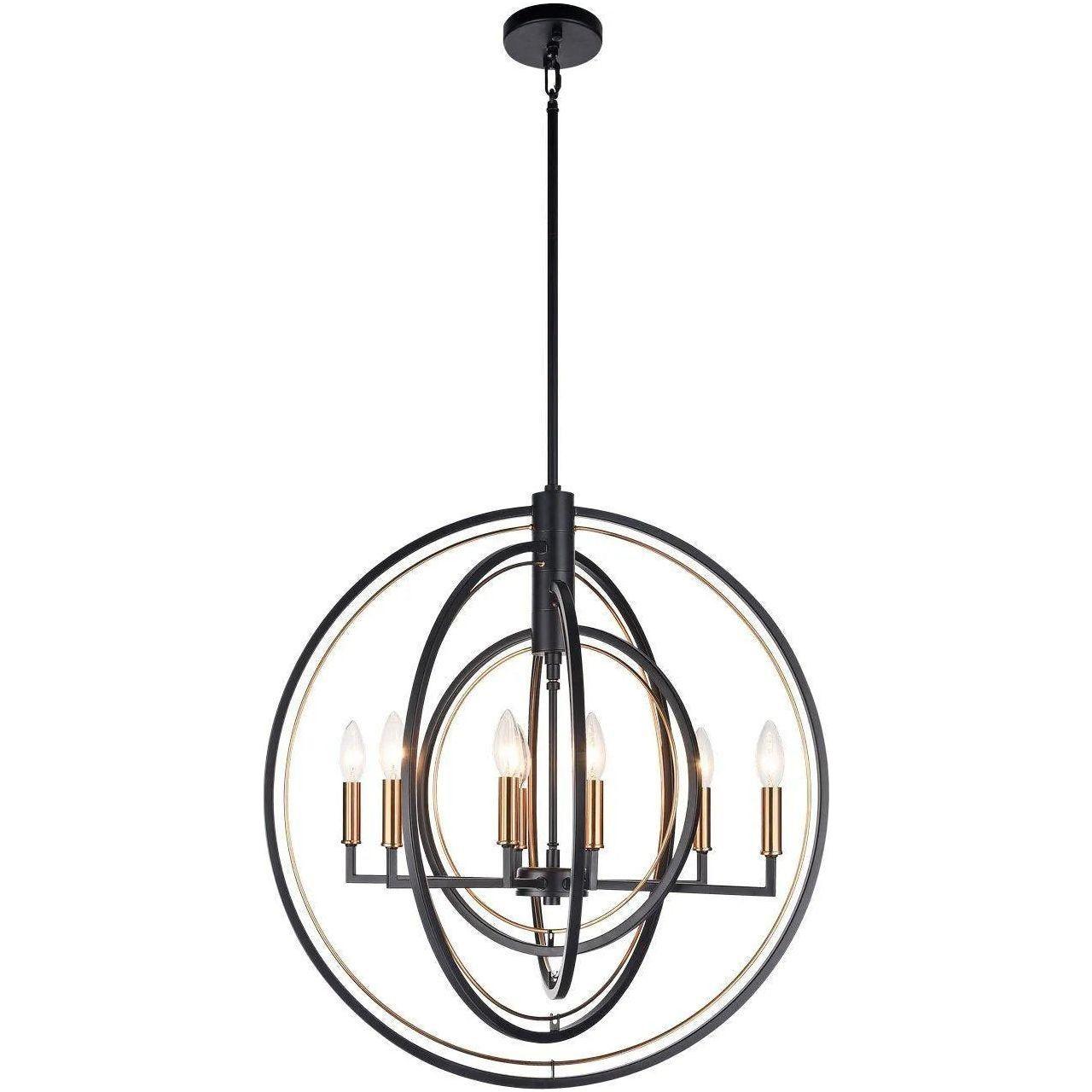 Matteo Lighting - Odyssey Chandelier - C78608BK - Canada Light Shop
