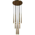 Matteo Lighting - Renaie Multi-Light LED Pendant - C62712AG - Canada Light Shop