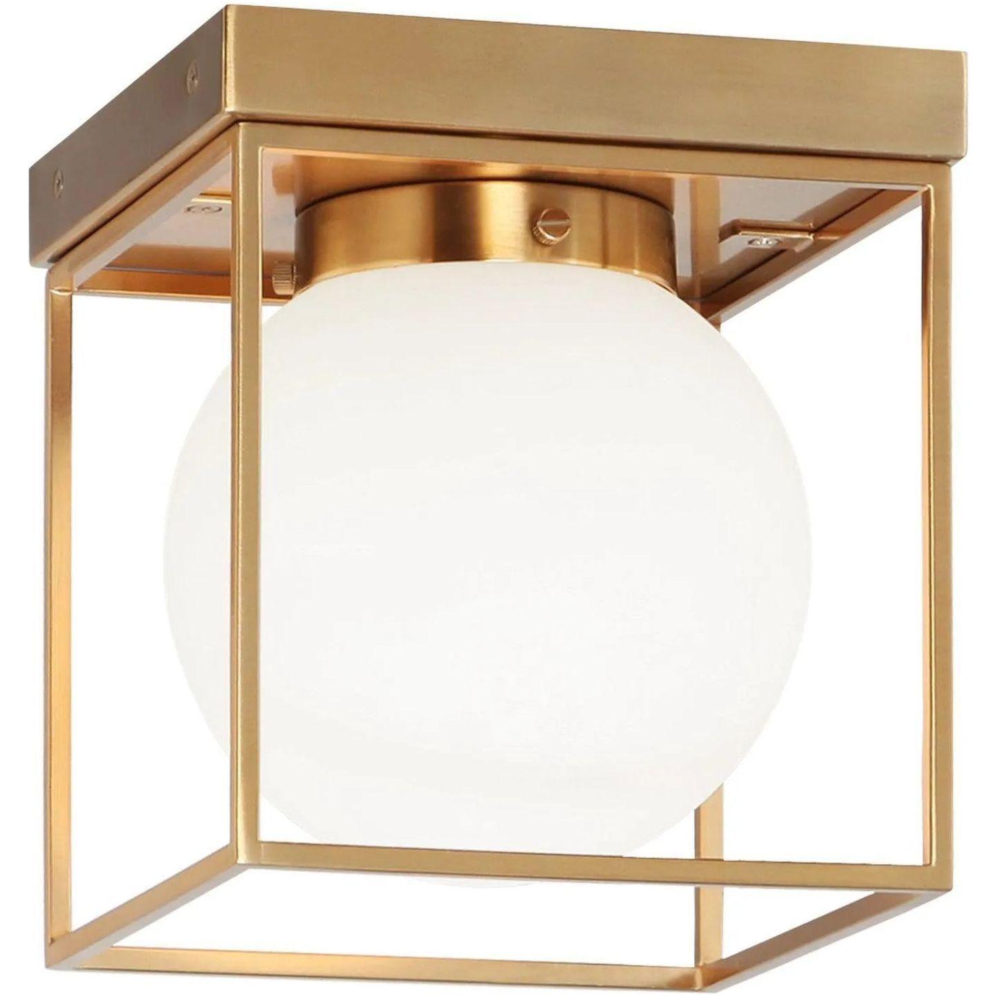 Matteo Lighting - Squircle Flush Mount - X03801AG - Canada Light Shop