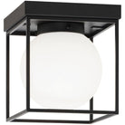 Matteo Lighting - Squircle Flush Mount - X03801BK - Canada Light Shop