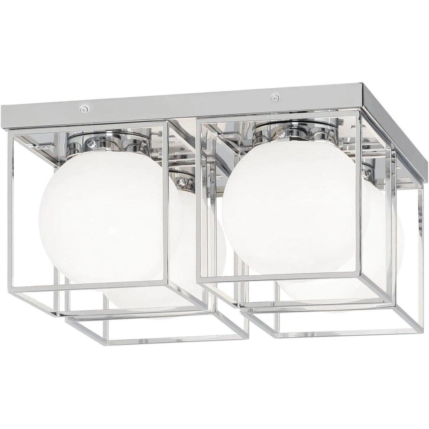 Matteo Lighting - Squircle Flush Mount - X03804CH - Canada Light Shop