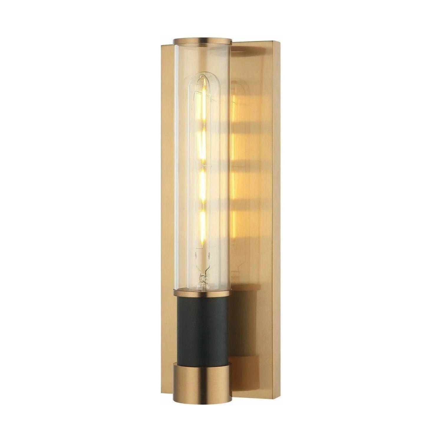 Matteo Lighting - Tubo One Light Wall Sconce - W61201MBAG - Canada Light Shop