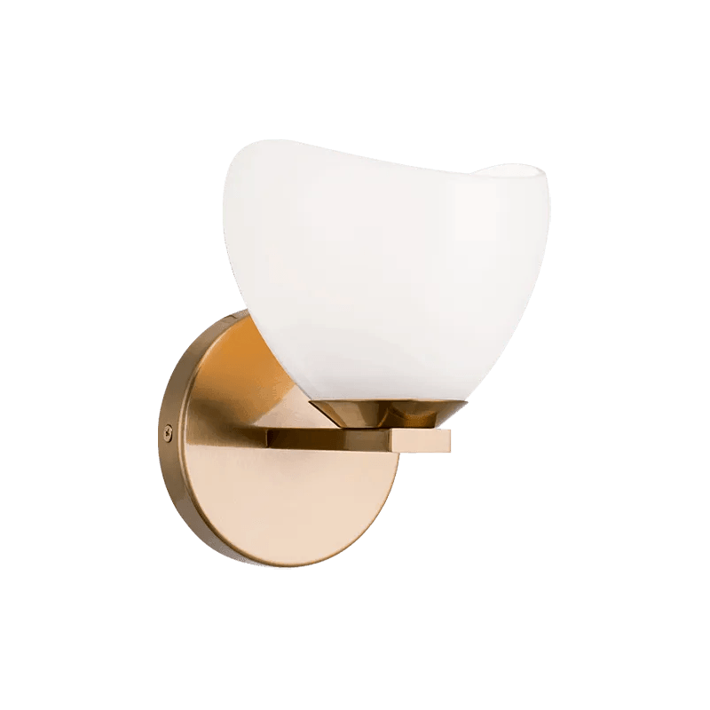 Matteo Lighting - Uptowne Single Wall Sconce - S04201AGOP - Canada Light Shop