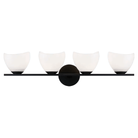 Matteo Lighting - Uptowne Wall Sconce - S04204BKOP - Canada Light Shop