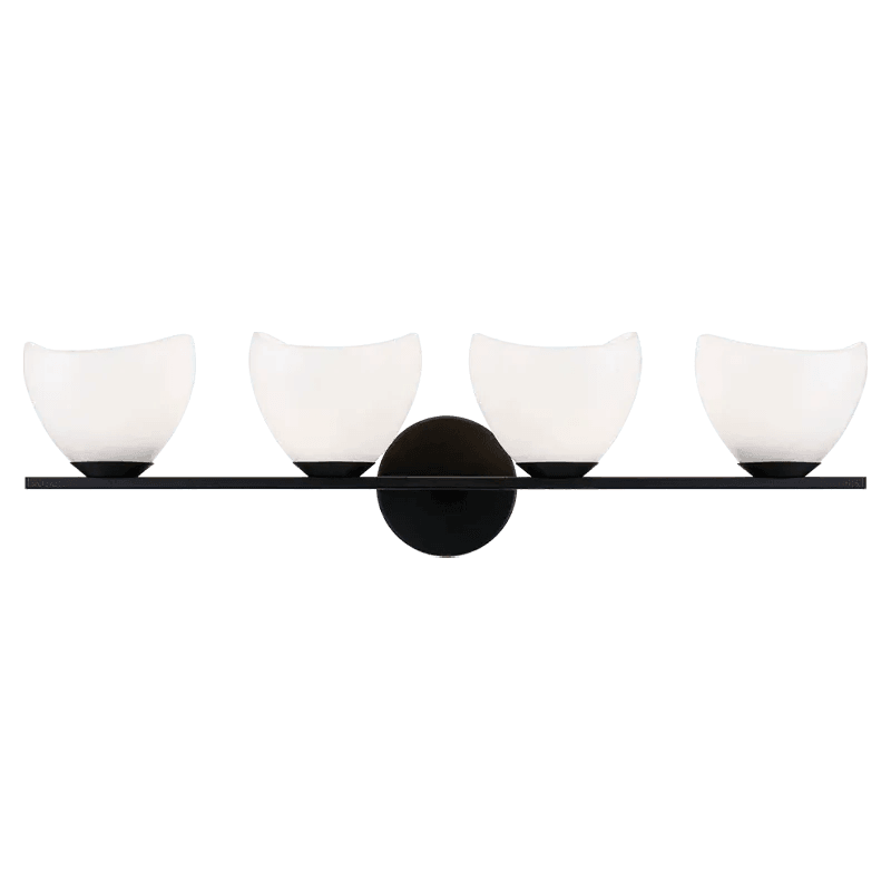 Matteo Lighting - Uptowne Wall Sconce - S04204BKOP - Canada Light Shop