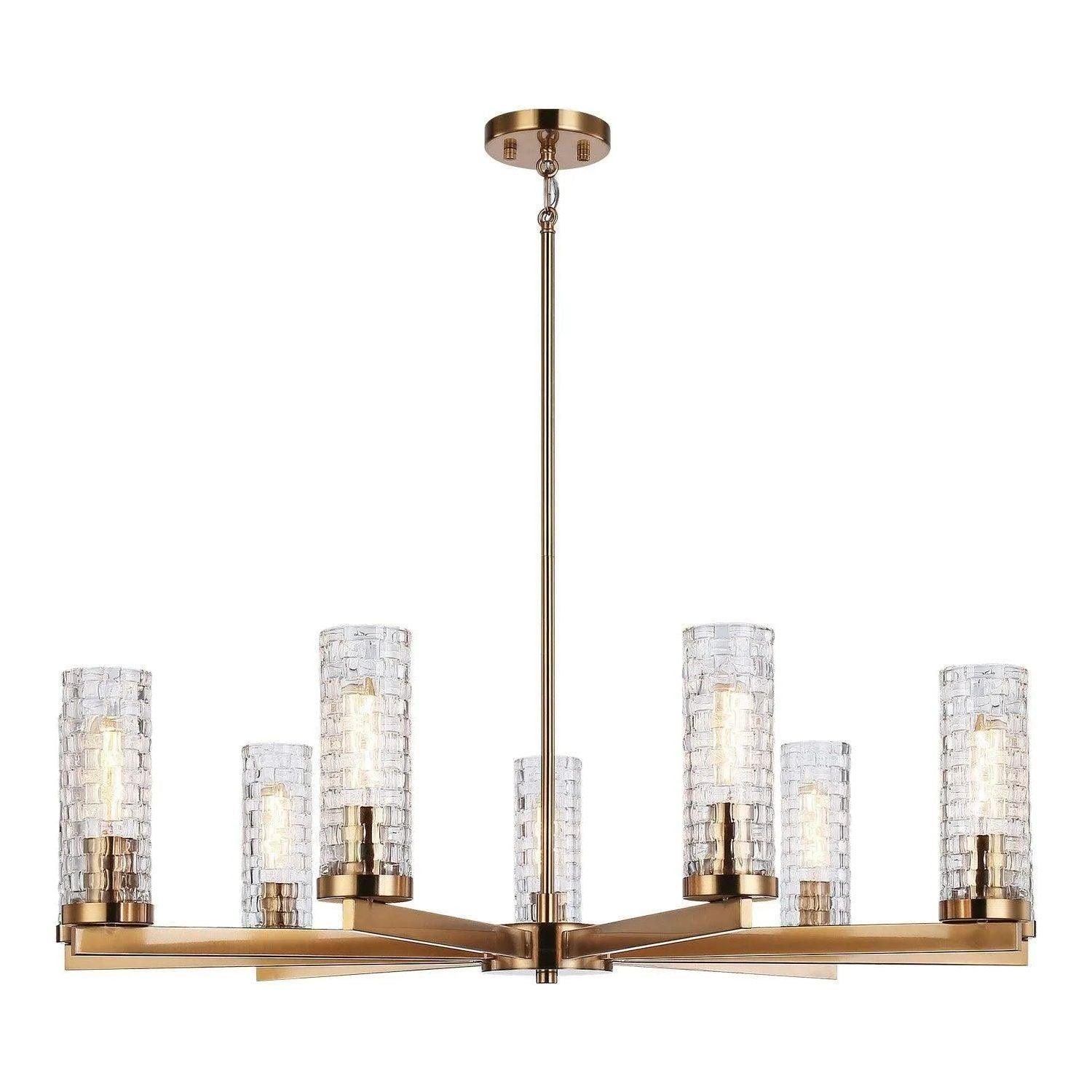 Matteo Lighting - Weaver Multi Light Pendant - C32109AG - Canada Light Shop