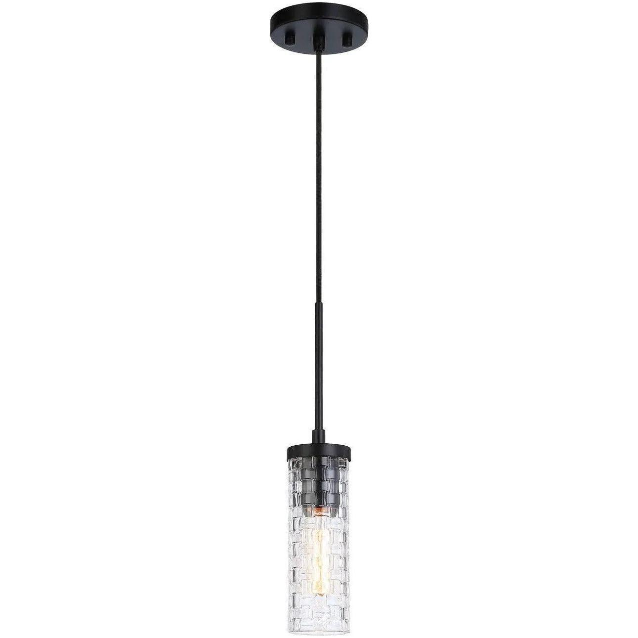 Matteo Lighting - Weaver Pendant - C32101BK - Canada Light Shop