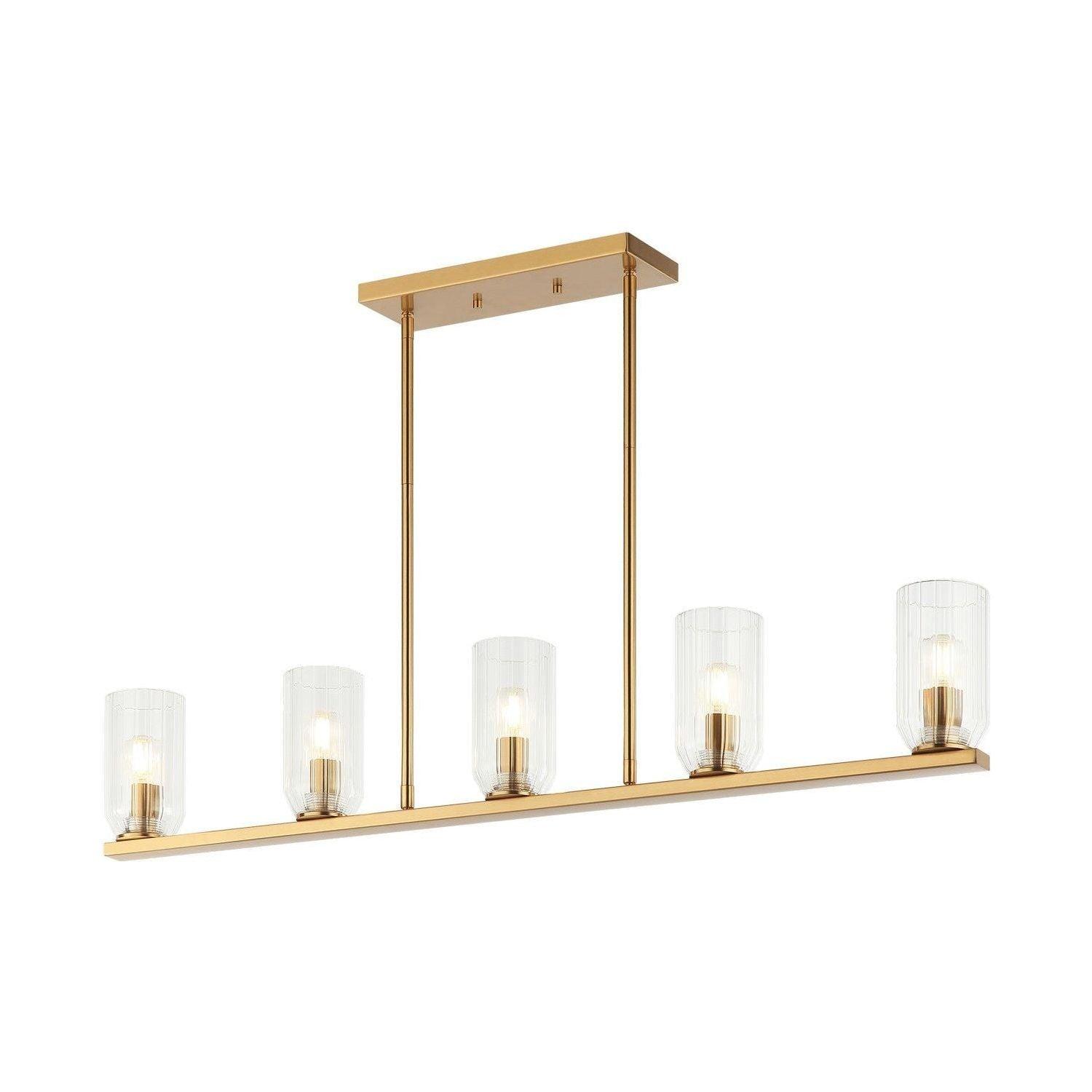Matteo Lighting - Westlock Linear Pendant - C34005AG - Canada Light Shop