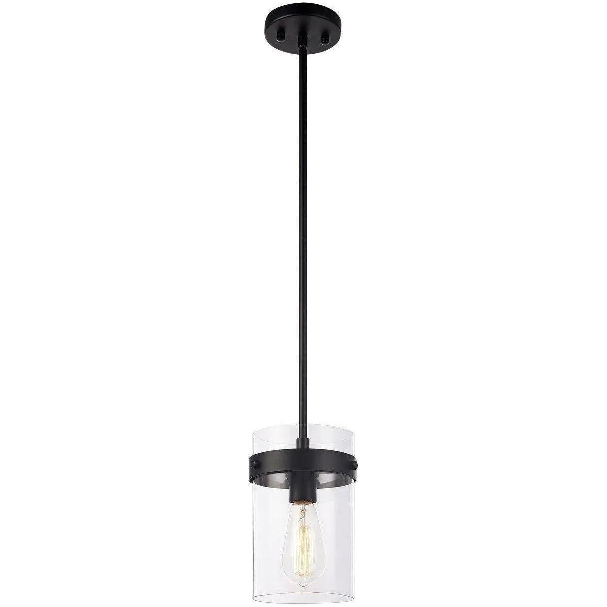 Matteo Lighting - Zale Pendant - C78401BK - Canada Light Shop