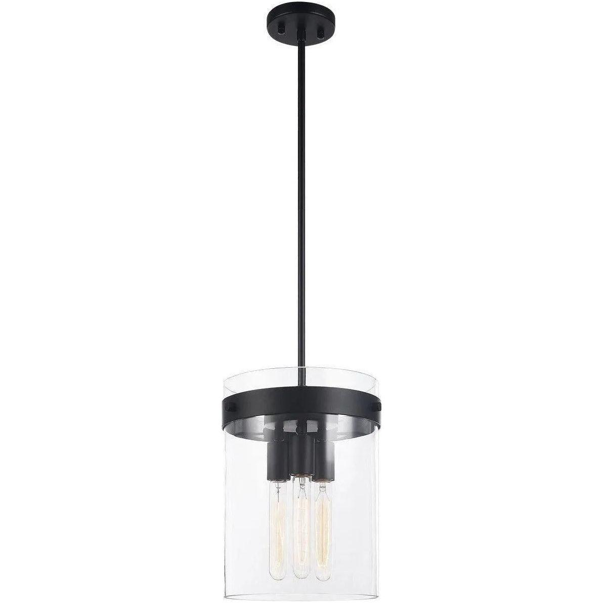 Matteo Lighting - Zale Pendant - C78403BK - Canada Light Shop