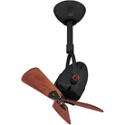 Matthews Fan Company - Diane Ceiling Fan - DI-BK-WD - Canada Light Shop