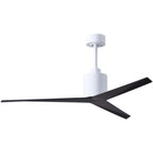 Matthews Fan Company - Eliza Ceiling Fan - EK-WH-BK - Canada Light Shop