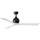 Matthews Fan Company - Irene 3 Ceiling Fan - IR3-BK-MWH-60 - Canada Light Shop