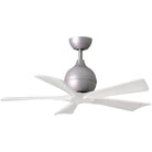 Matthews Fan Company - Irene 5 Ceiling Fan - IR5-BN-MWH-42 - Canada Light Shop