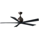 Matthews Fan Company - Irene 5 Ceiling Fan - IR5-TB-BK-60 - Canada Light Shop