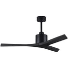 Matthews Fan Company - Mollywood Ceiling Fan - MW-BK-BK-52 - Canada Light Shop