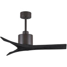 Matthews Fan Company - Mollywood Ceiling Fan - MW-TB-BK-42 - Canada Light Shop